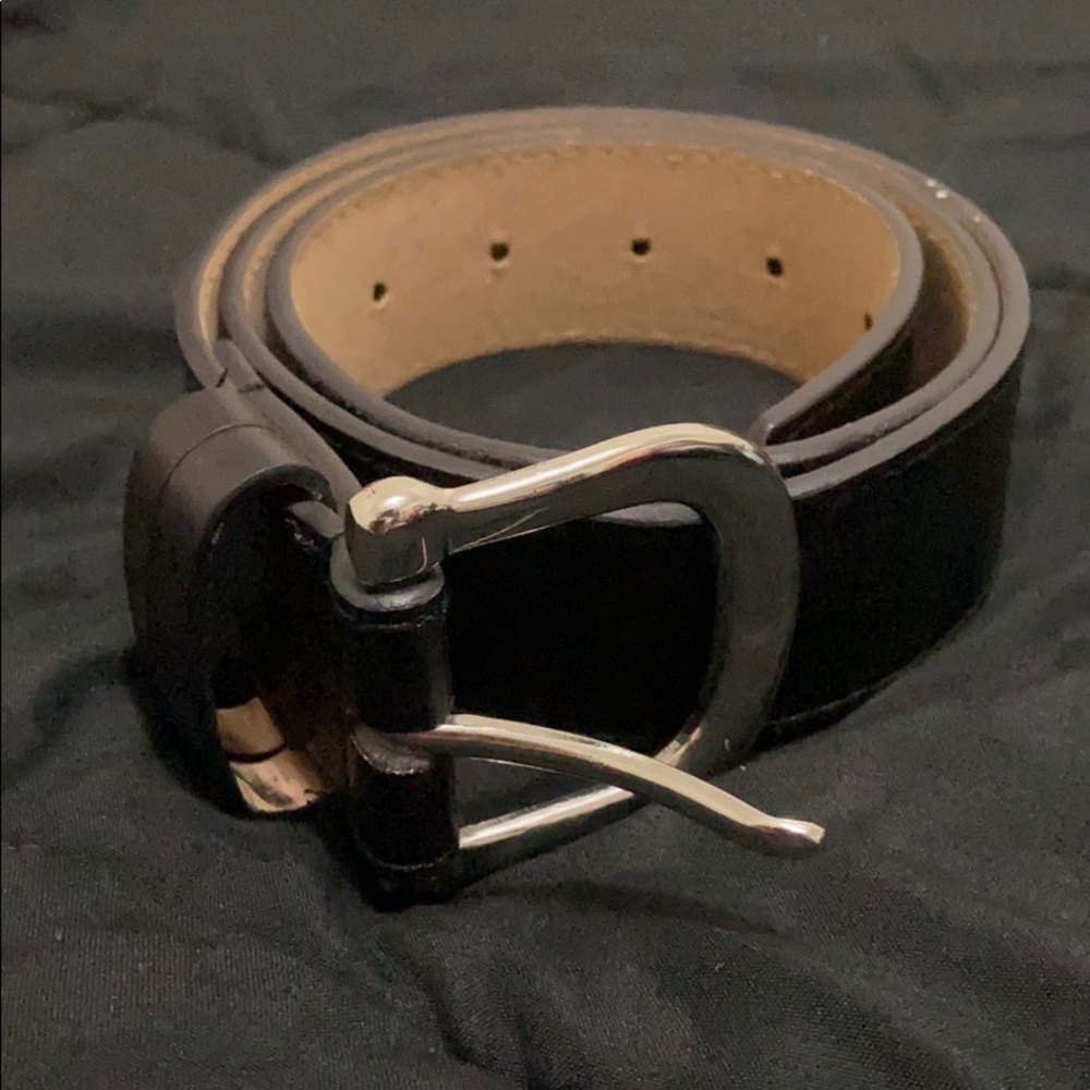 Black Leather Belt
